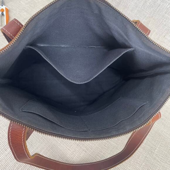 Tree Of Life Est. 2012 Logo Woven Leather Detail Large Tote Large Shoulder Bag - Picture 5 of 7